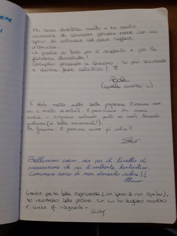 Messaggio scritto a mano dagli studenti TurinLex, n. 4
